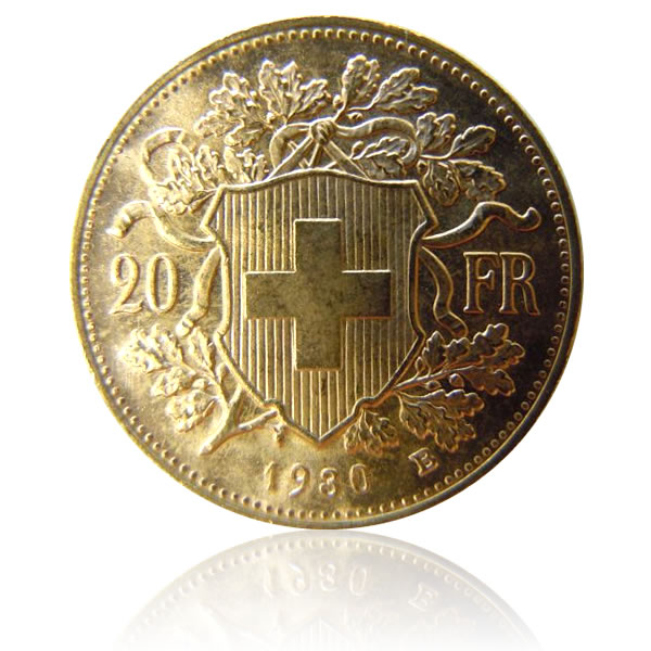 20 Francs Suisse avers